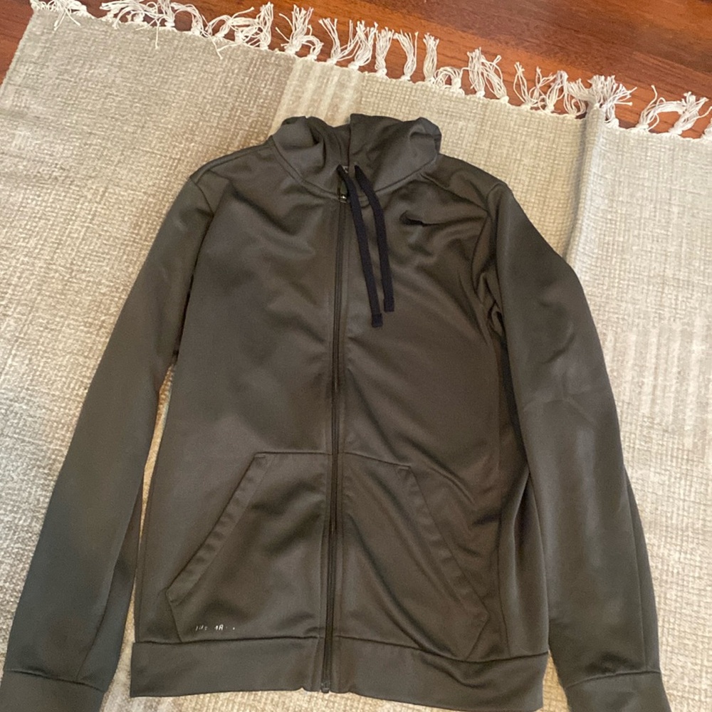 Olive Green Nike Therma-Fit Zip up hoodie
